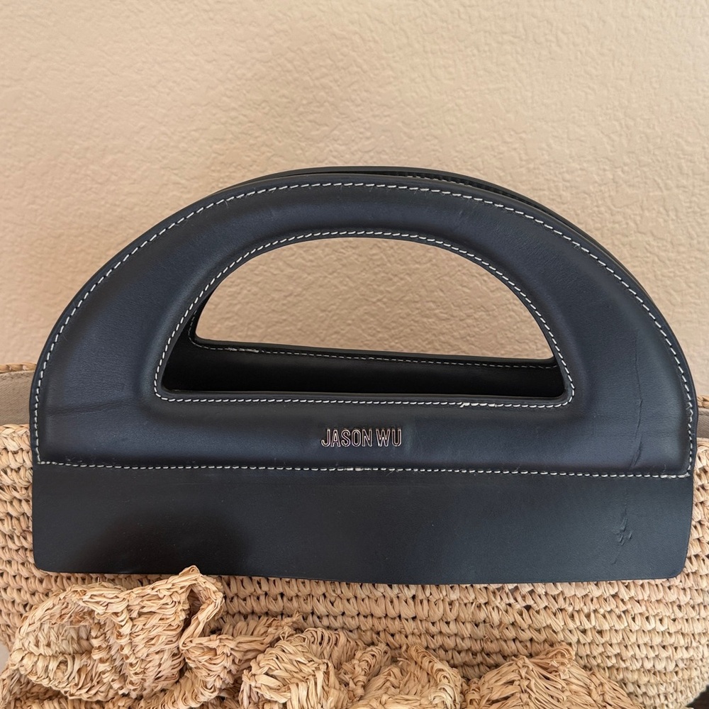 Jason Wu Flower Straw Tote Bag - Picture 10 of 12